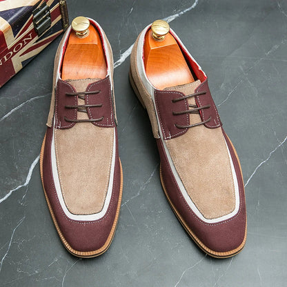 Herren Schuhe Wildleder Braun Elegant