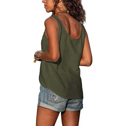 Elegantes Damen Tanktop Modern Frauen Oberteil