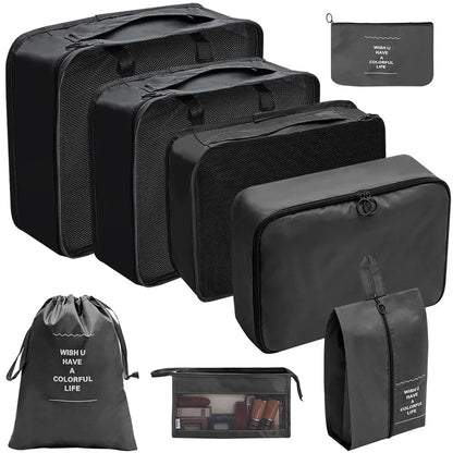 Reise-Organizer Set 7-10-teilig Faltbar Koffer-Boxen