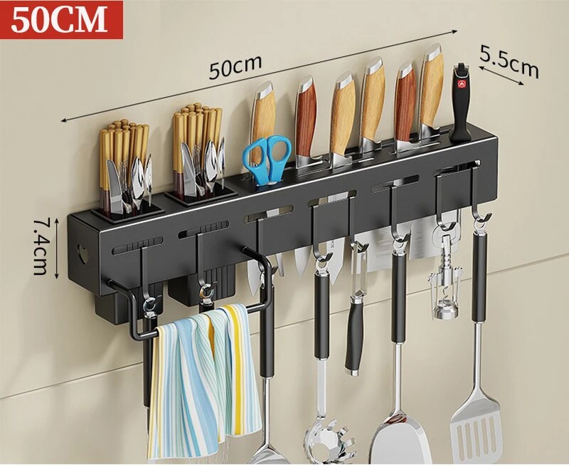 Küchenorganisator Wandmontage Moderner Werkzeughalter - BerlinGlamour
