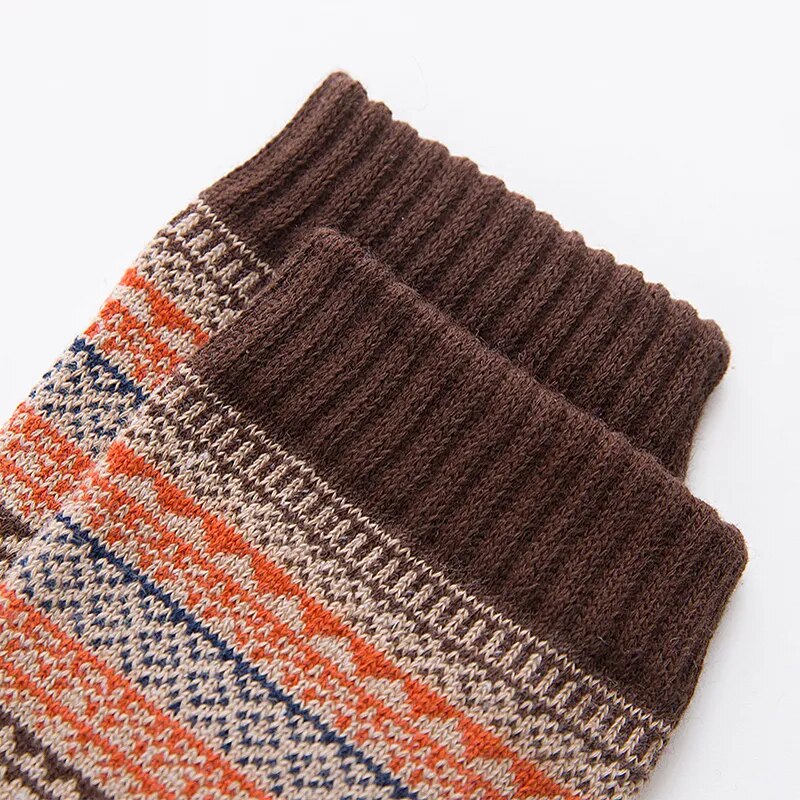 Schafwollsocken Warme Wintersocken 5er Pack