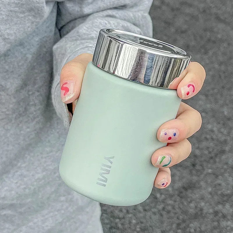 Edelstahl Thermoskanne Tragbar 230ml Vakuumflasche Mini