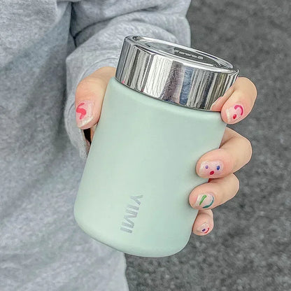 Edelstahl Thermoskanne Tragbar 230ml Vakuumflasche Mini
