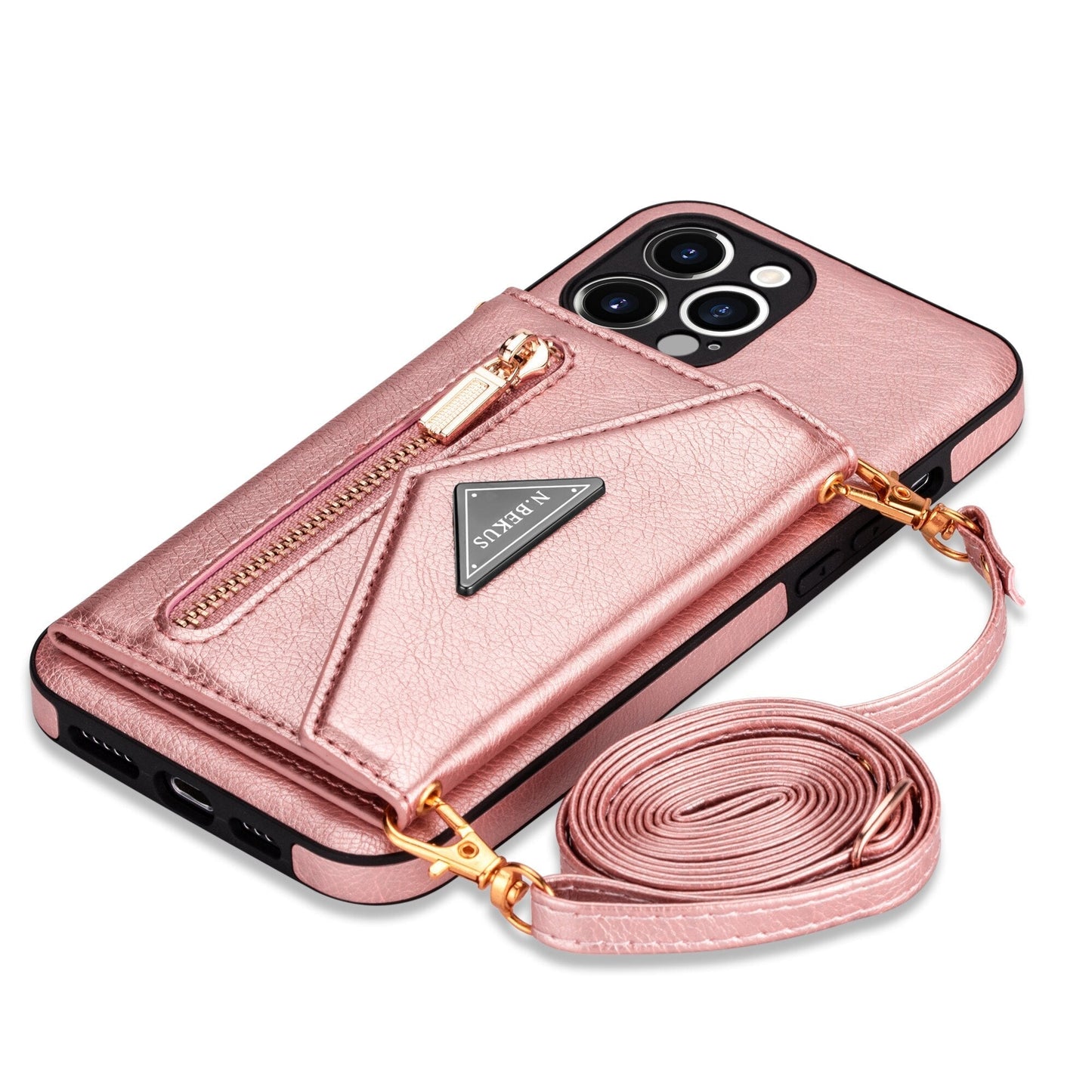 iPhone Hülle mit Kartenhalter und Geldbörse Slim
