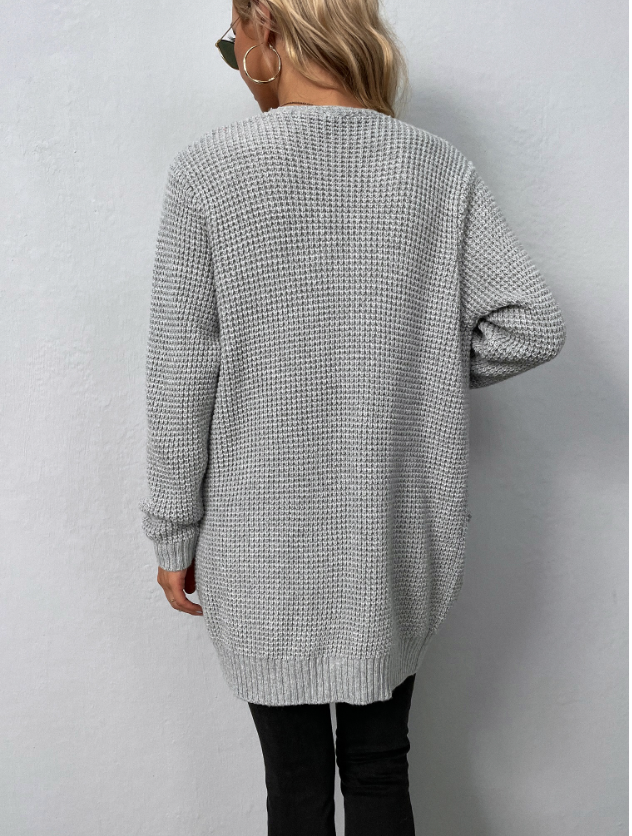 Eleganter Damen Cardigan Lang Modern