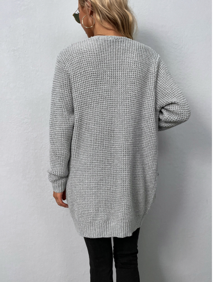 Eleganter Damen Cardigan Lang Modern