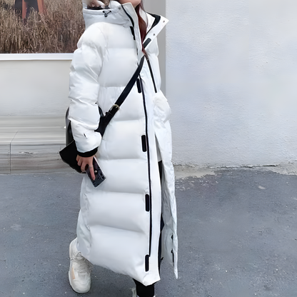 Damen Winterjacke Langärmelig Stilvoll Warm