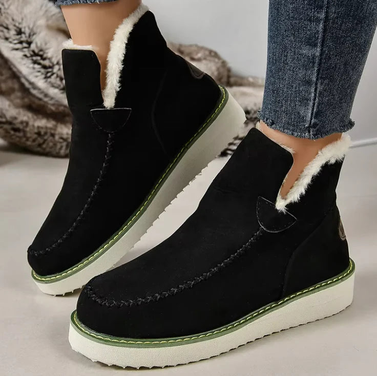Damen Winterschuhe Warm Kuschelig Bequem