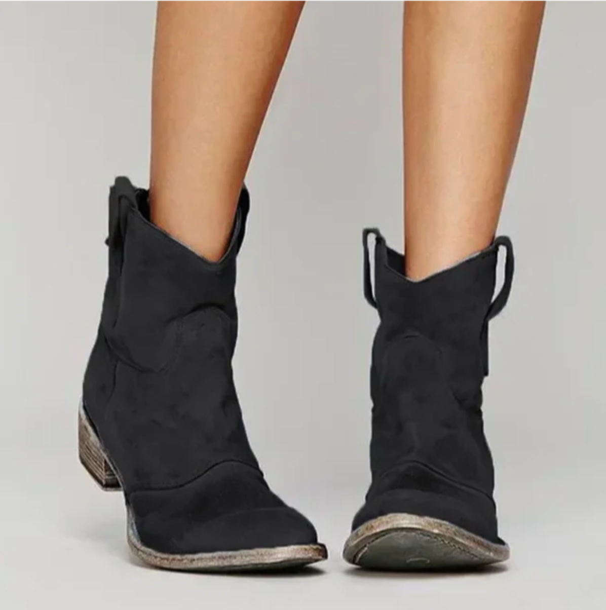 Westernstiefel Damen Wildleder Klassisch