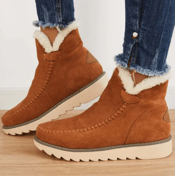 Damen Winterschuhe Warm Kuschelig Bequem