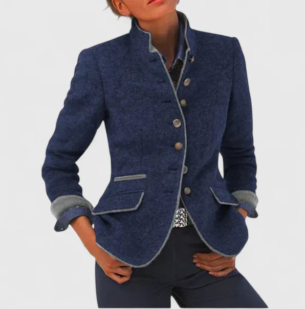 Damen Cardigan Elegante Knopfleiste Lang