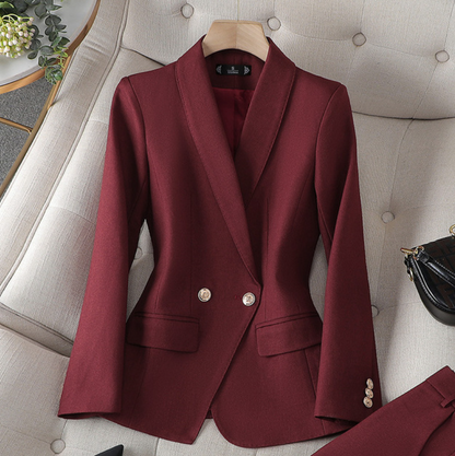 Moderne Business Blazer Hosenkombi Damen - BerlinGlamour