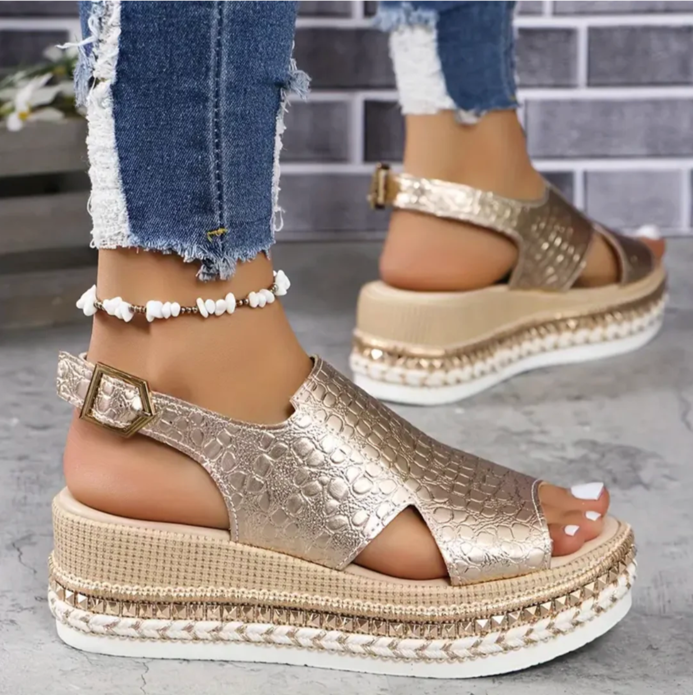 Orthopädische Sandalen Bequem Komfortabel Sommer - BerlinGlamour
