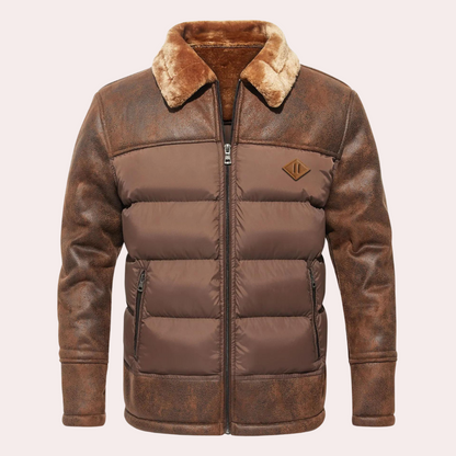 Schicke gesteppte Winterjacke für Herren 1