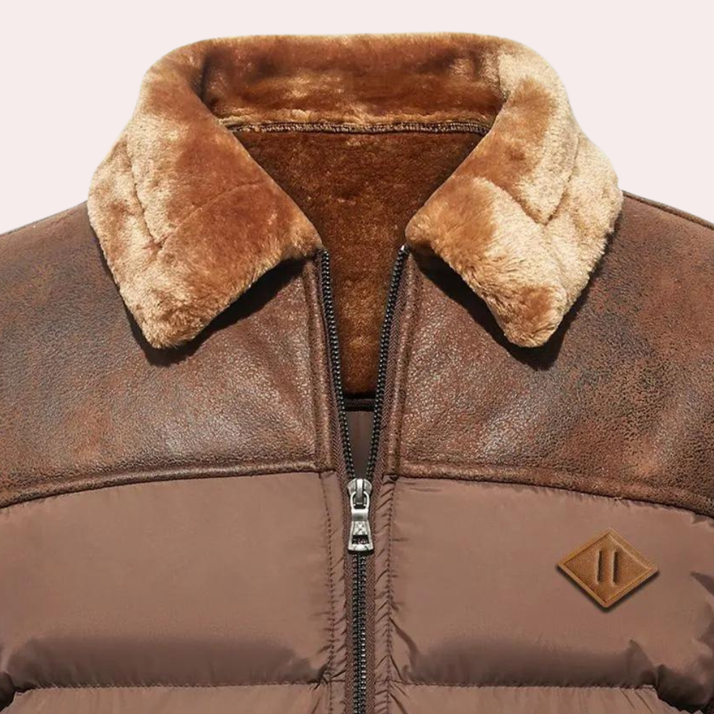 Schicke gesteppte Winterjacke für Herren 3