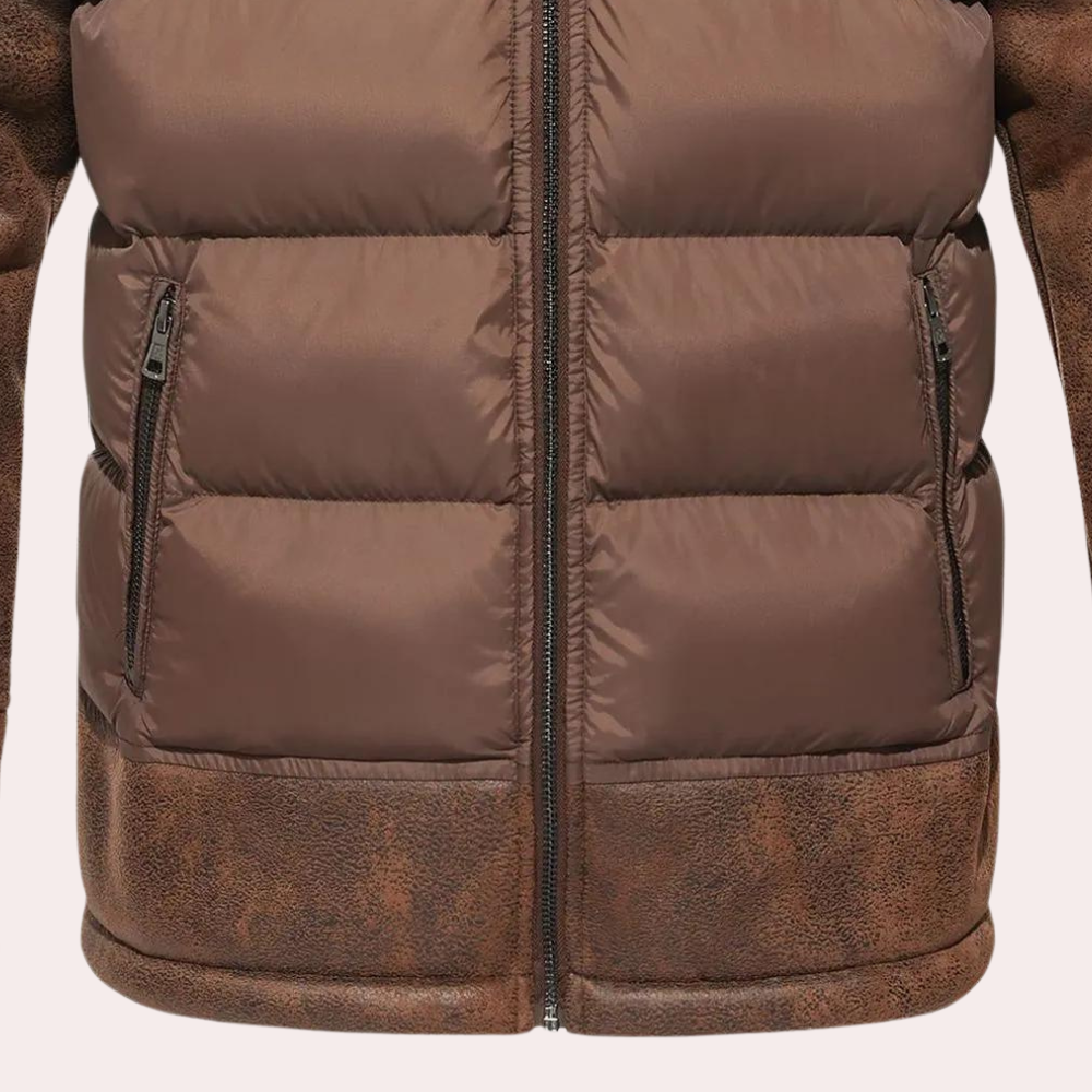 Schicke gesteppte Winterjacke für Herren 4