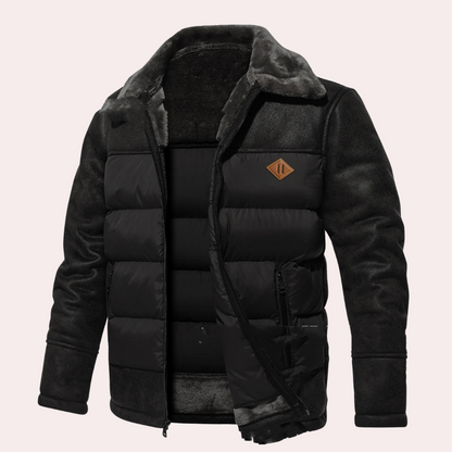 Schicke gesteppte Winterjacke für Herren 5