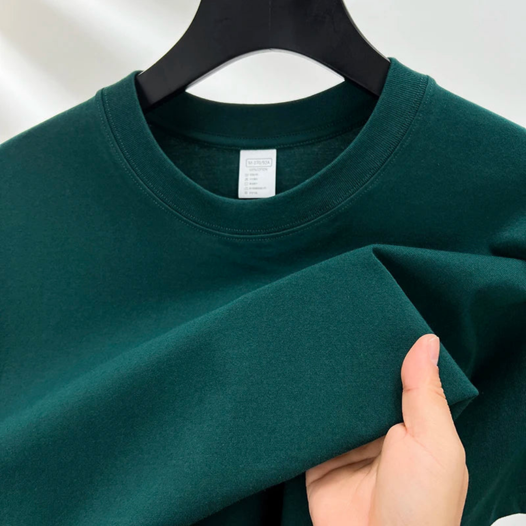 Männer T-Shirt Rundhals Lässig Einfach - BerlinGlamour