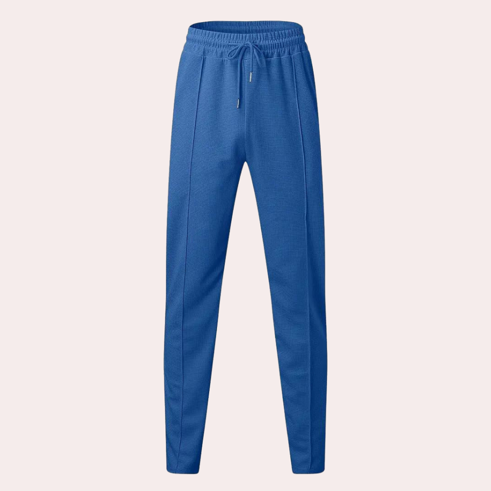 Schmal geschnittene Jogginghosen - Skinny Jogginghose für Männer mit elastischem Bund und Kordelzug-Chaps Herrenmode