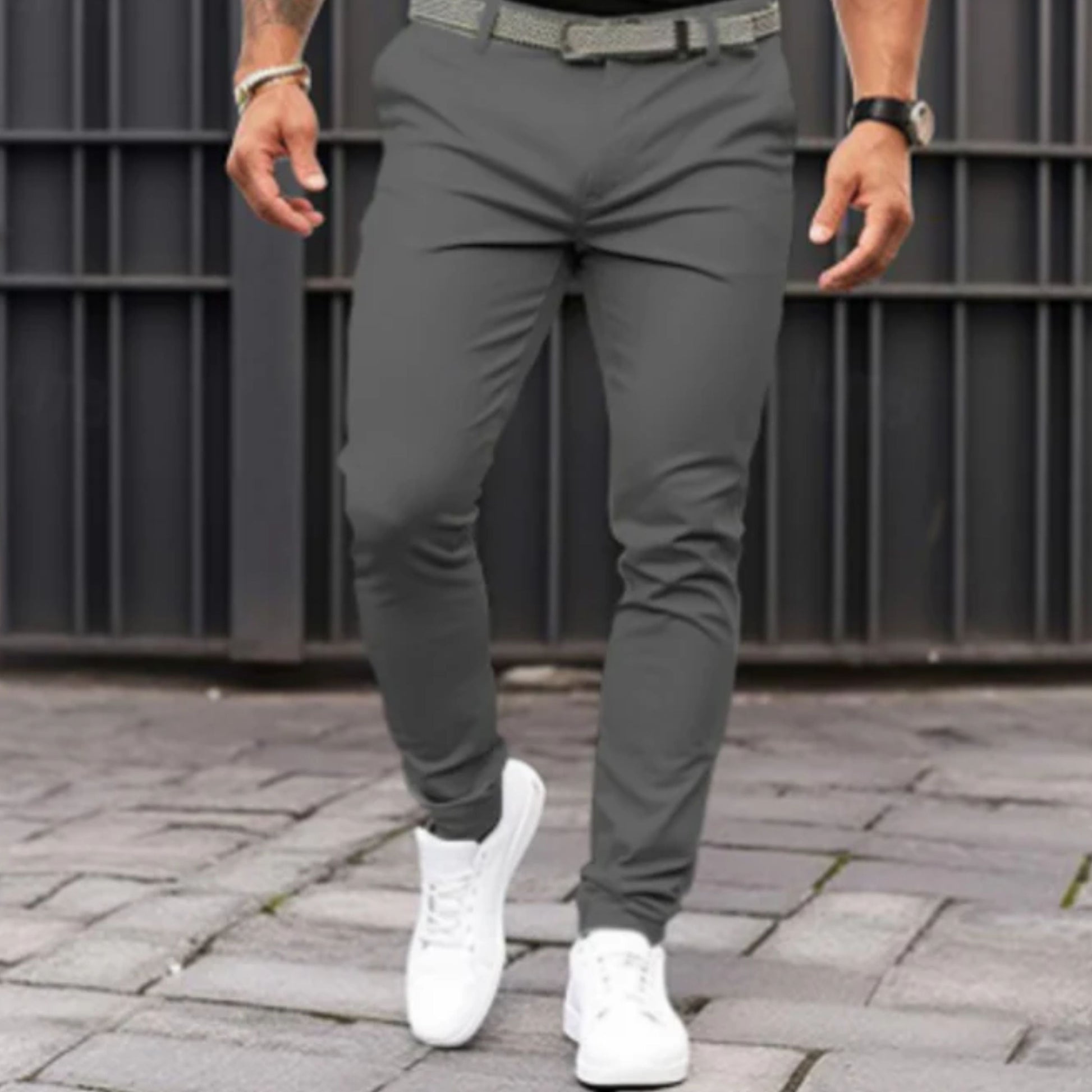 Schmale Herren Chinos Stretch Skinny Fit - BerlinGlamour