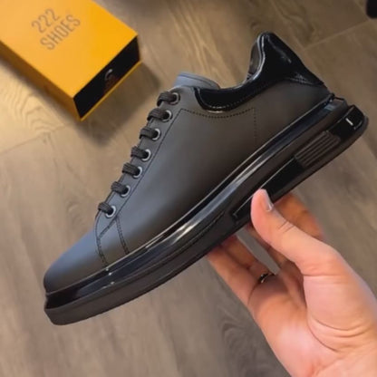 Herren Sneaker Rutschfest Schwarze Wanderschuhe - BerlinGlamour