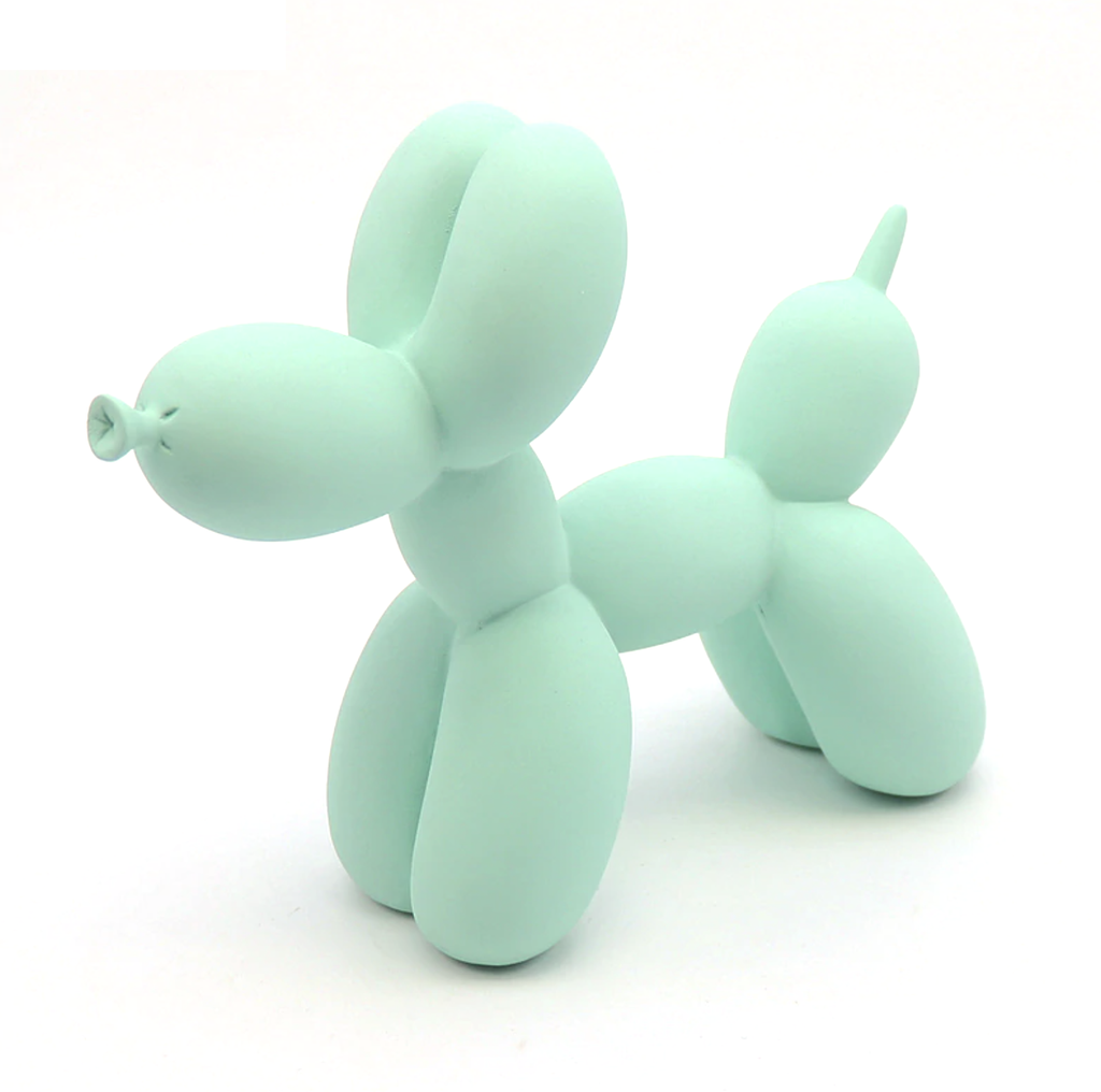 Farbenfrohe Hundeskulptur Pop Art Dekoration Moderne Handgefertigt