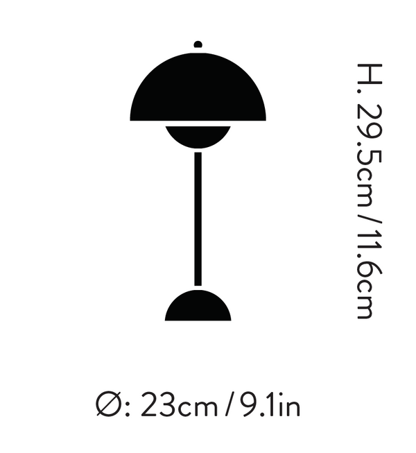 Italienische Tischlampe LED Verstellbar Wiederaufladbar