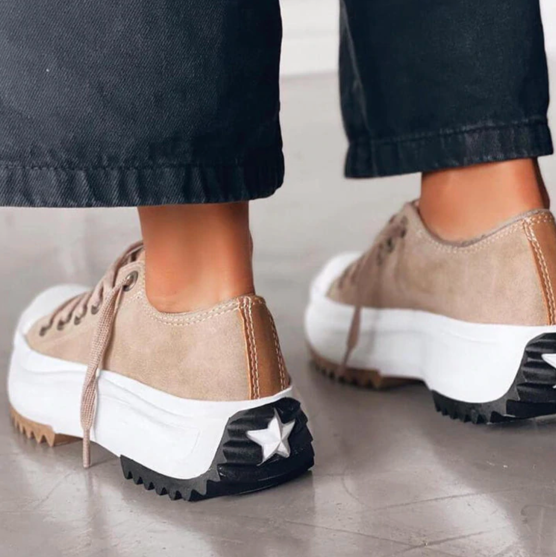 Orthopädische Sneaker Damen Plattform Schuhe Bequem - BerlinGlamour