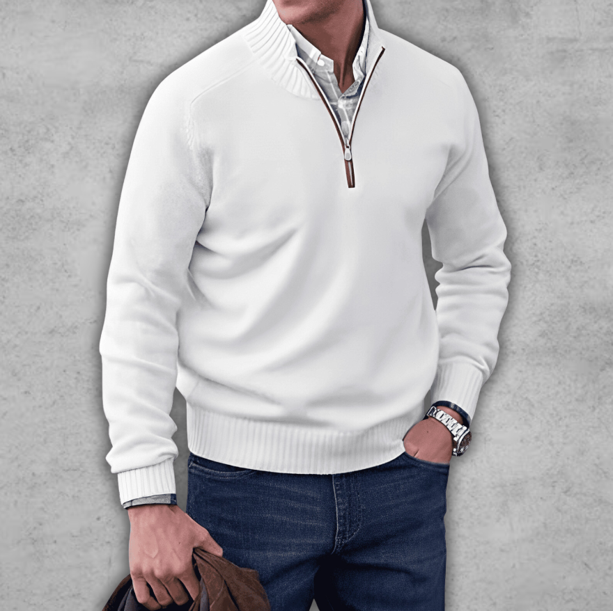 Herren Pullover Baumwolle Elegант Bequem