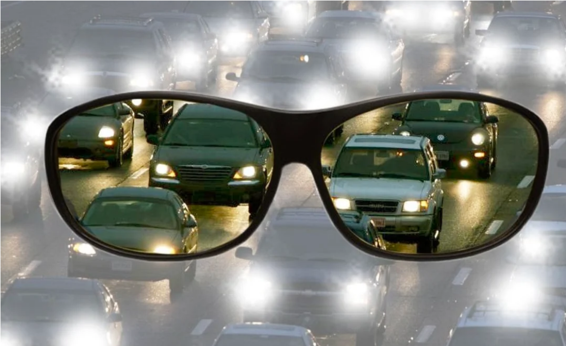 Nachtbrille mit GlareCut Technologie für sichere Nachtfahrt