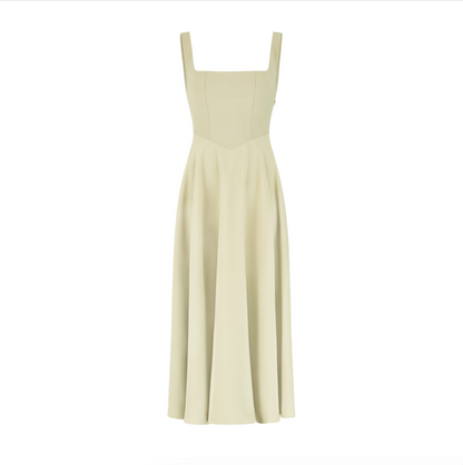 Elegantes Maxikleid A-Linie Schwarz Weiß Mintgrün Lang