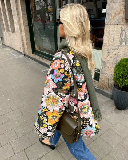 Flora | Blumenmuster Jacke von Rosalie Zendoo.de