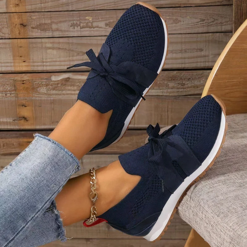 Damen Sneaker Leicht Atmungsaktiv Komfort Mesh