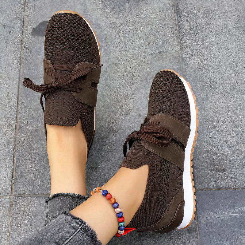 Damen Sneaker Leicht Atmungsaktiv Komfort Mesh