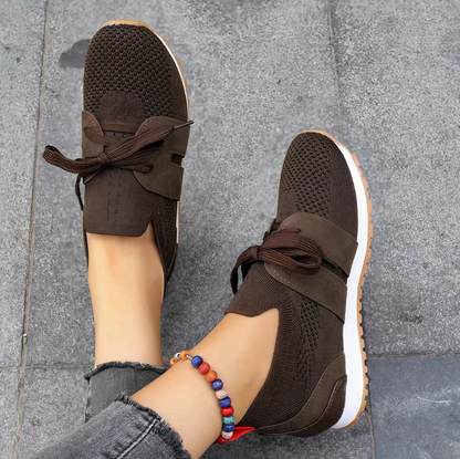 Damen Sneaker Leicht Atmungsaktiv Komfort Mesh