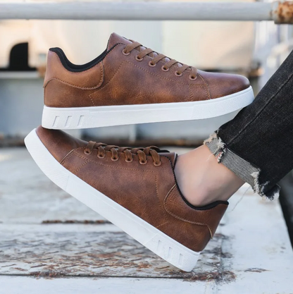 Leder Herrenschuhe Klassisch Elegant Braun - BerlinGlamour