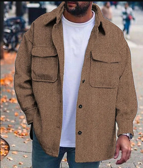Herren Warmhemd Gemütlich Weich Flauschig