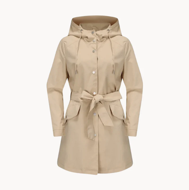 Wasserdichte Damen Trenchcoat Zeitlos Elegant - BerlinGlamour