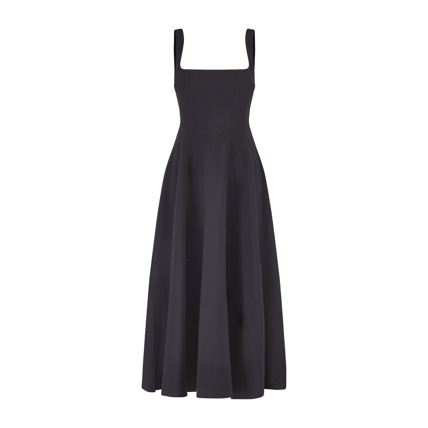 Elegantes Maxikleid A-Linie Schwarz Weiß Mintgrün Lang