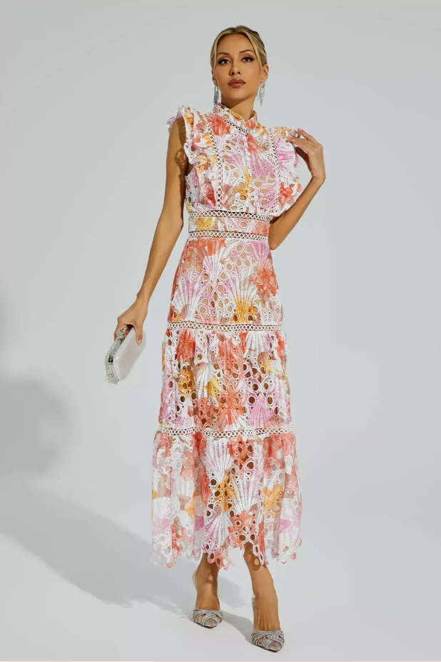 Langes Ärmelloses Maxikleid Sommerkleid Modern - BerlinGlamour
