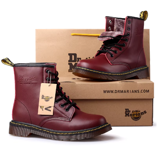 Knöchelstiefel Rutschfest Pelzfell Wintermode Heidi - BerlinGlamour