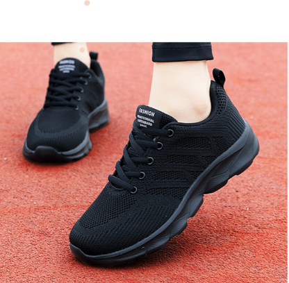Damensneaker Atmungsaktiv Gestrickt Bequem