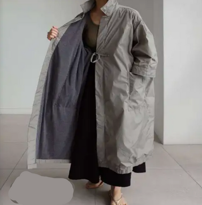 Stylischer Wintermantel Edgy Schwarz