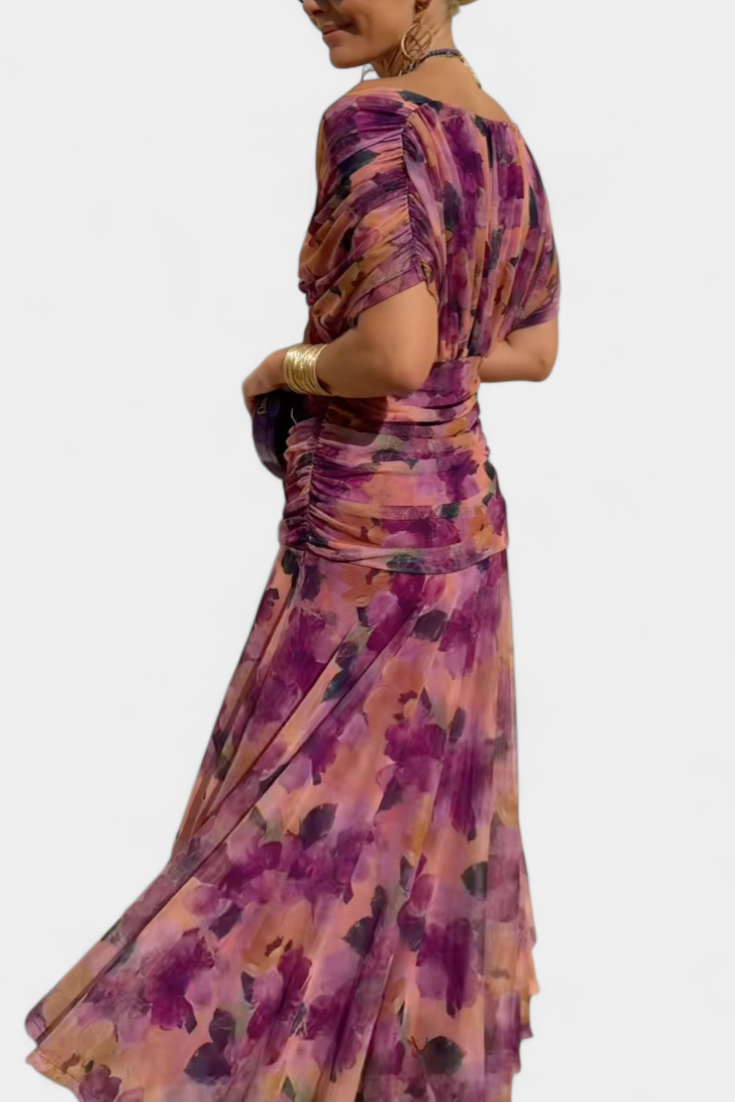 Elegante Off-Shoulder-Kleid Damen Abendrobe