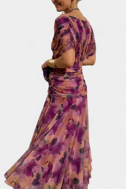 Elegante Off-Shoulder-Kleid Damen Abendrobe