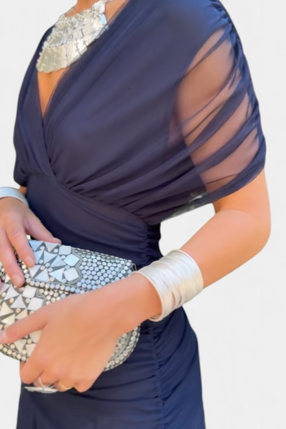 Elegante Off-Shoulder-Kleid Damen Abendrobe