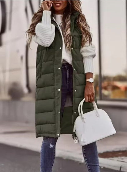 Langer Damen-Bodywarmer Warm Modern