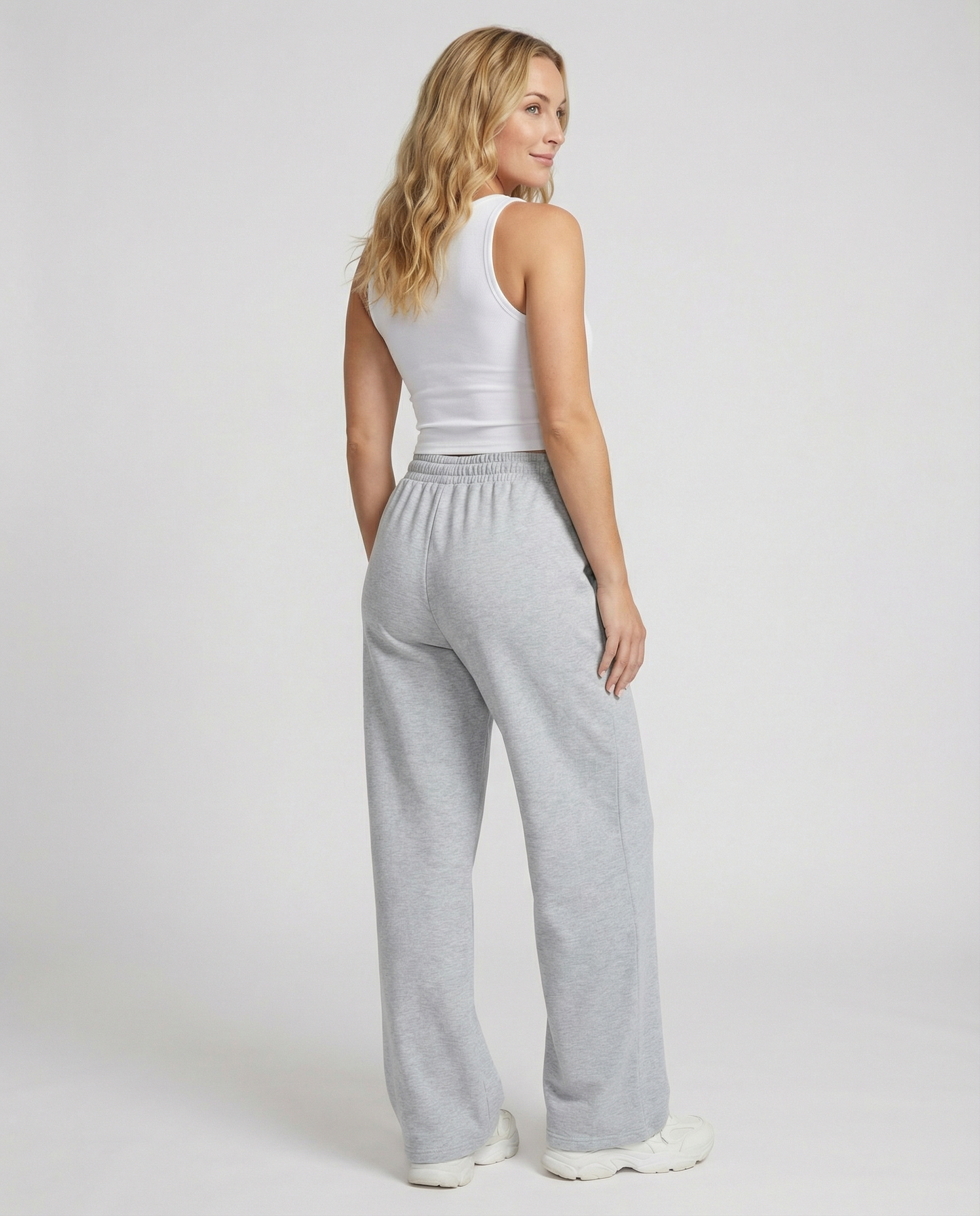 Damen Sportliche Freizeithosen Bequem Elastisch Locker