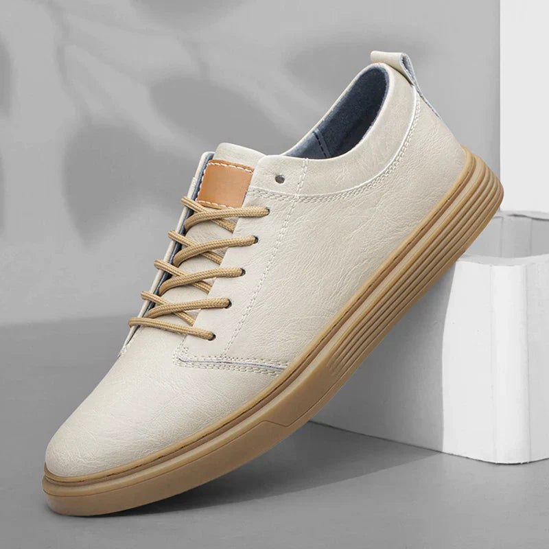Herren Leder Sneaker Echtleder Sportschuhe