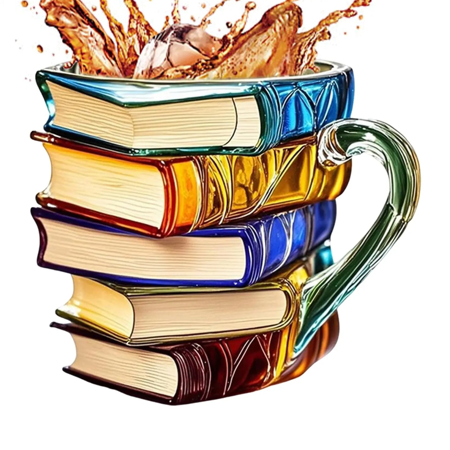 Kaffeetasse Bücher Form Dekorativ